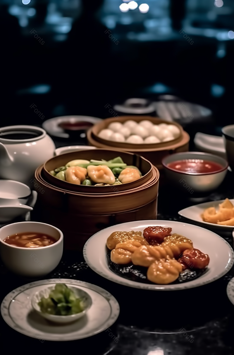 特写变化的点心在一个餐厅,高清,摄影图,摄影图片,图片大全,摄影图免费下载